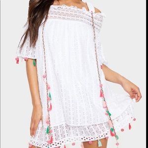 white dress pretty little thing